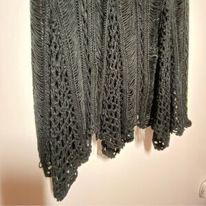 etc. by Lazy Daisy S/M skirt black lace/macrame look Festival Whimsigoth NWT